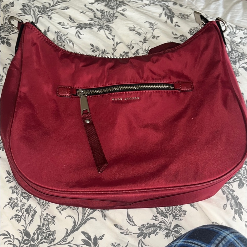 Marc Jacobs Red Hobo Bag with Casual Style
